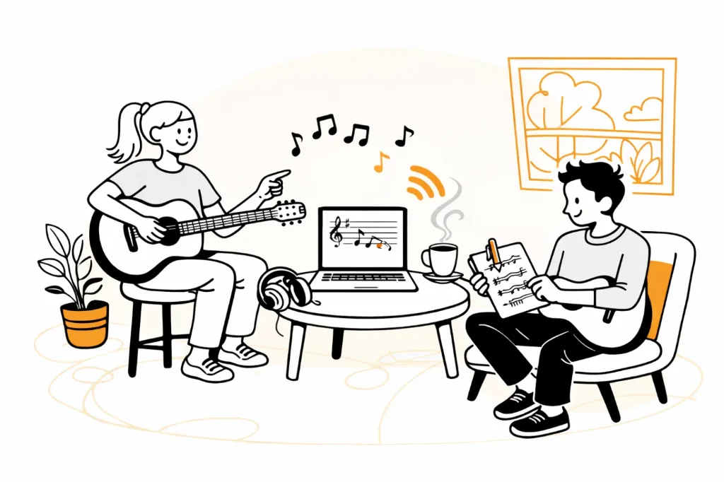 Clases de composición musical personalizadas